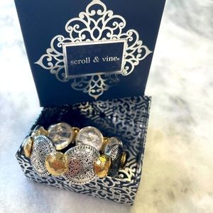 Scroll & Vine Charm Bracelet